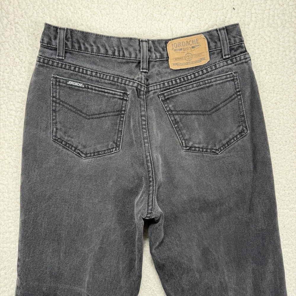 Jordache Basics Jeans Men's 27x27 Black Denim Straight Y2K Casual Streetwear - Picture 4 of 10